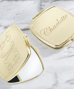 Personalized Gold Compact - Engraved
