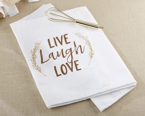 Live, Laugh, Love Whisk and Tea Towel