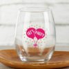 Let's Party 15 oz. Stemless Wine Glass (Set of 4)