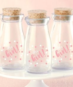 It's a Girl Milk Jar (Set of 12)
