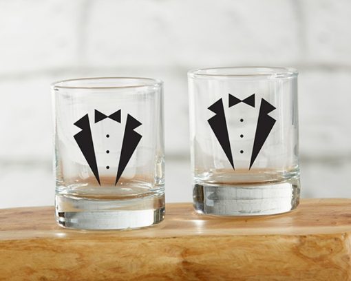 Tuxedo Shot Glass (Set of 4)