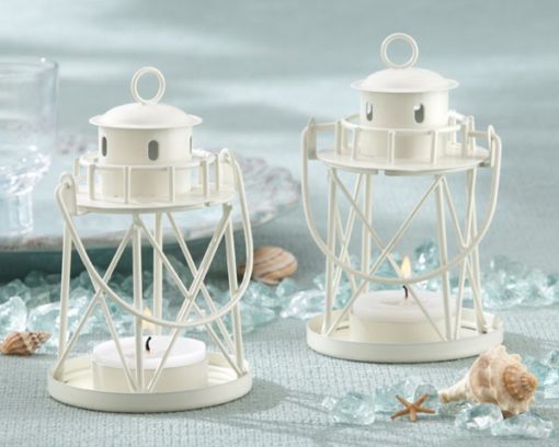 "By the Sea" Lighthouse Tea Light Holder