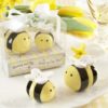 "Mommy and Me...Sweet as Can Bee" Ceramic Honeybee Salt & Pepper Shakers