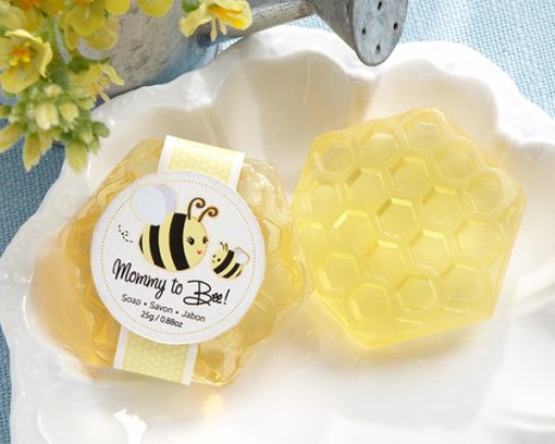 "Mommy To Bee" Honey-Scented Honeycomb Soap