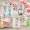Glass Favor Jars - Wedding (Set of 12) (Available Personalized)