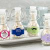 Mini Glass Favor Bottle with Swing Top - Birthday (Set of 12) (Available Personalized)