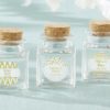 Petite Treat Square Glass Favor Jar - Gold Foil (Set of 12)
