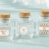 Petite Treat Square Glass Favor Jar - Copper Foil (Set of 12)