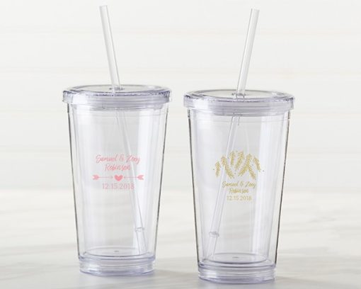 Personalized Printed Acrylic Tumbler - Winter