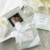 "Good Wishes" Pearlized Photo Coasters