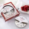 "A Slice of Love" Stainless-Steel Pizza Cutter in Miniature Pizza Box