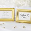 Beautifully Beaded Gold Photo Frame/Place Holder