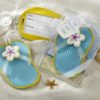 Flip-Flop Luggage Tag in Beach-Themed Gift Box