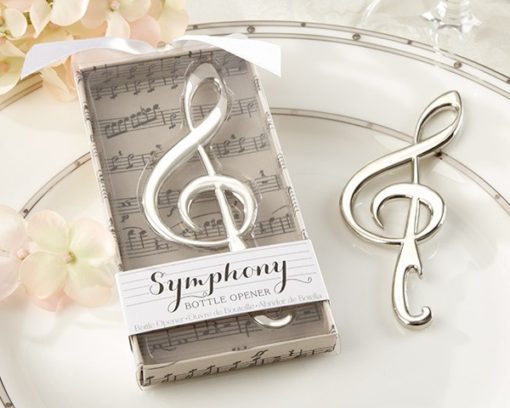 "Symphony" Chrome Music Note Bottle Opener