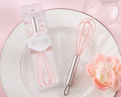 "The Perfect Mix" Pink Kitchen Whisk