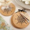 "Let the Journey Begin" Cork Coasters