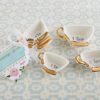 Tea Time Whimsy Ceramic Teacup Measuring Spoons