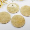 Gold Glitter Coasters