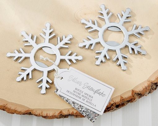 Silver Snowflake Bottle Opener