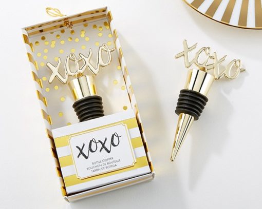 XOXO Gold Bottle Stopper