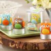 "Whooo's the Cutest" Baby Owl Candle (Set of 4) (Assorted)