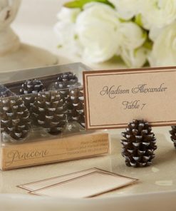 Pinecone Place Card/Photo Holders (Set of 6)