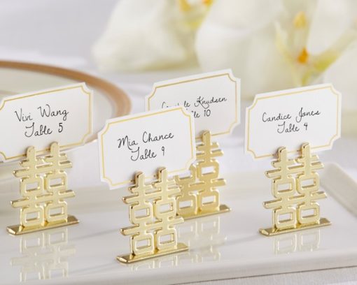 "Double Happiness" Place Card Holders (Set of 6)