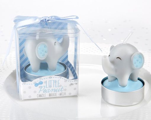 Elephant Shaped Candle - Little Peanut (Blue) (Set of 4)