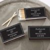 Personalized White Matchboxes - Chalk (Set of 50)