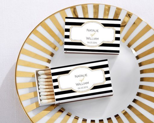 Personalized White Matchboxes - Classic (Set of 50)