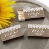 Personalized Black Matchboxes - Country (Set of 50)