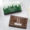 Personalized Black Matchboxes - Winter (Set of 50)