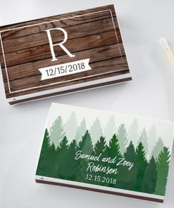 Personalized White Matchboxes - Winter (Set of 50)