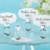 "With This Ring" Jeweled Place Card/Photo Holder (Set of 6)
