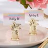 Gold Pineapple Place Card Holder (Set of 6)