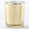 Gold Mercury Glass Tea Light Holder (Set of 4)