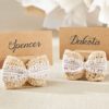 Burlap Bow Place Card Holder (Set of 6)