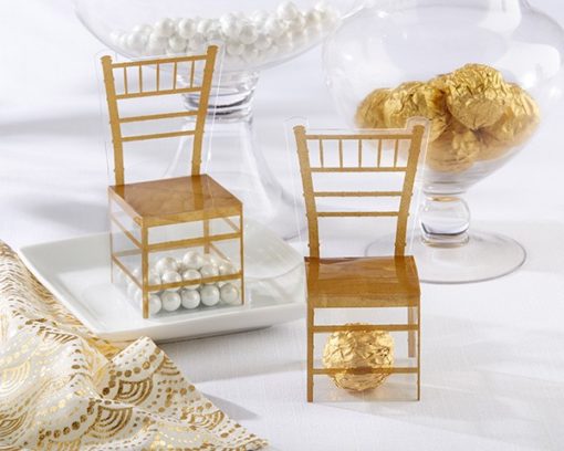 Gold Chiavari Gold Chair Favor Box (Set of 24)