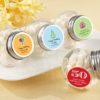 Mini Glass Favor Jar - Birthday (Set of 12) (Available Personalized)
