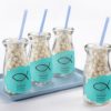 "Vintage" Milk Bottle Favor Jar - Religious (Set of 12) (Available Personalized)