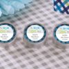 Personalized Silver Round Candy Tin - My Little Man (Set of 12)