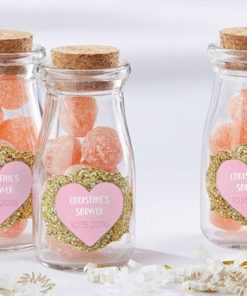 Personalized Milk Jar - Sweet Heart (Set of 12)