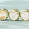 Personalized Gold Round Candy Tin - Copper Foil (Set of 12)