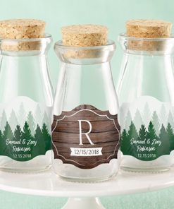 Personalized Milk Jar - Winter (Set of 12)