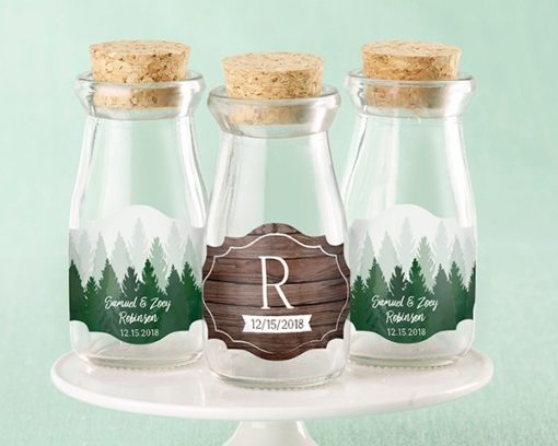 Personalized Milk Jar - Winter (Set of 12)