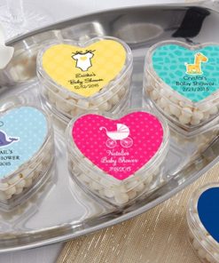 Heart Favor Container - Baby (Set of 12) (Available Personalized)