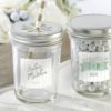 Personalized Glass Mason Jar - Kate's Rustic Wedding Collection (Set of 12)