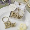 Luxurious Gold Baby themed key chain from fashioncraft