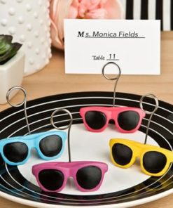 Sunglasses design placecard or photo holders from fashioncraft