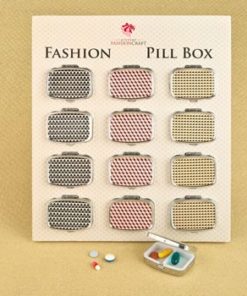 Modern graphic design pillbox from gifts by fashioncraft